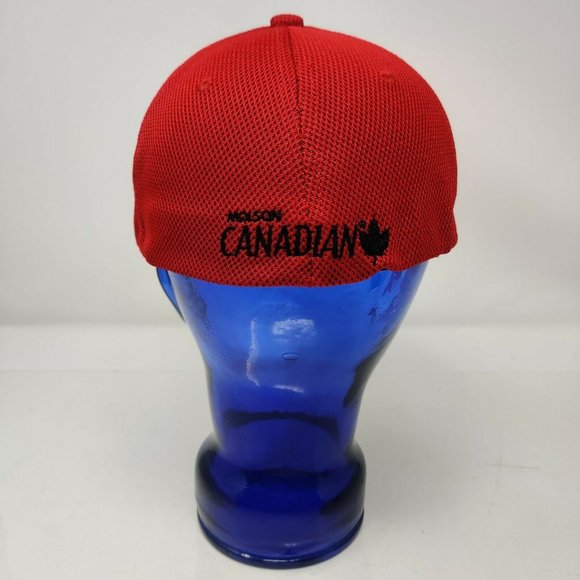 NHL Calgary Flames Molsen Canadian Red Hat Cap Baseball Fitted - Picture 4 of 8